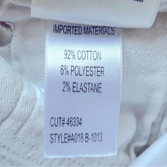 AGOLDE ankle skinny distressed jeans, white, size 26 - Picture 11 of 12